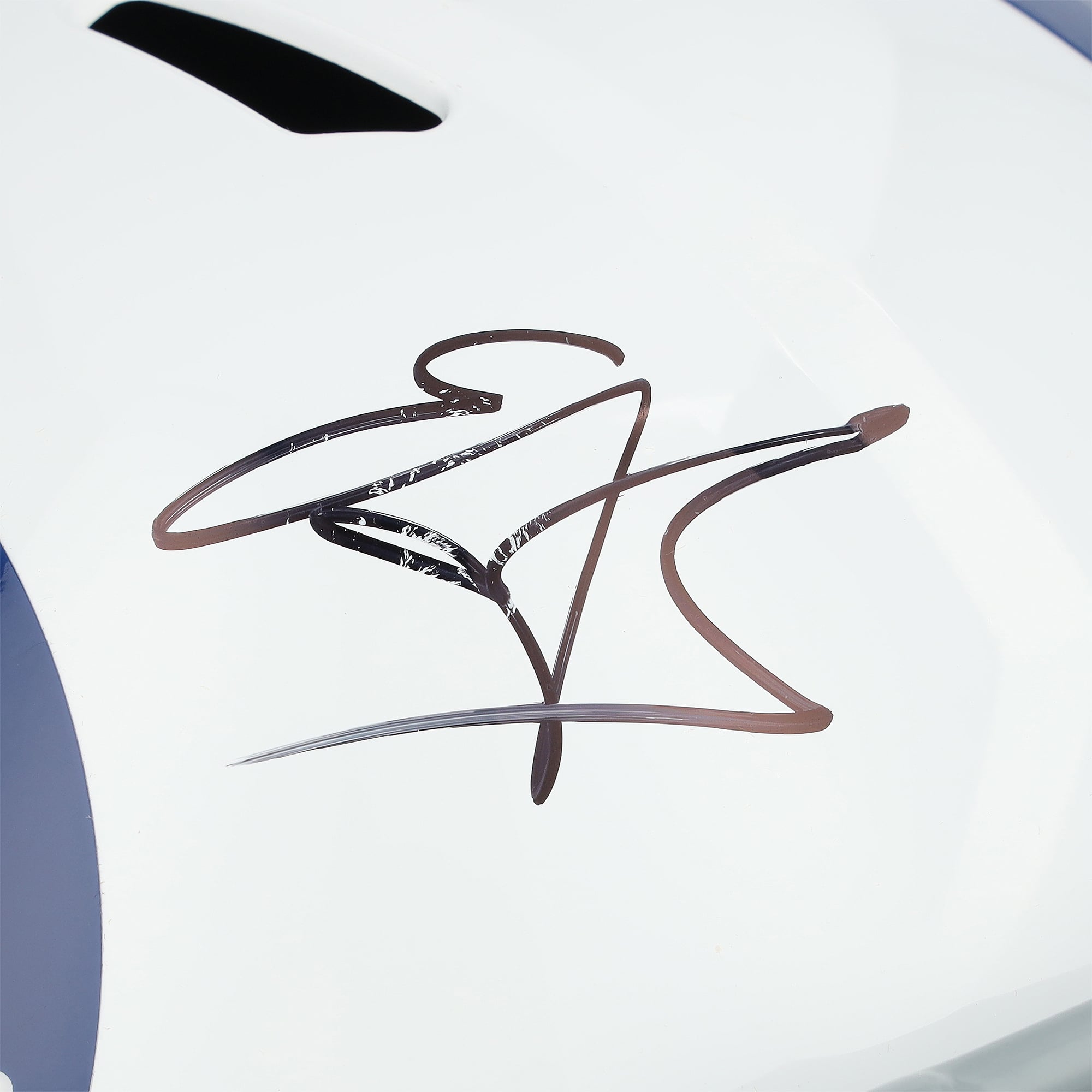 Casque réplique Riddell Speed ​​autographié par Edgerrin James des Colts d'Indianapolis
