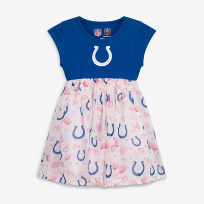 Indianapolis Colts Wes & Willy Girls Toddler Princess Dress - Royal