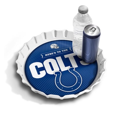 Indianapolis Colts IDNA 13" Bottle Cap Serving Tray
