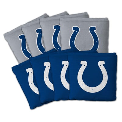 Indianapolis Colts IDNA Eight-Piece Cornhole Bag Set