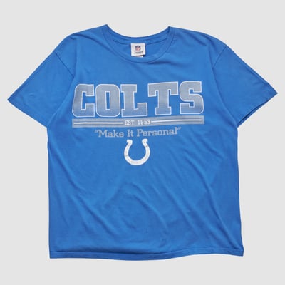 Indianapolis Colts NFL 2010s T-shirt - Blue - M by Fanatics Real Vintage