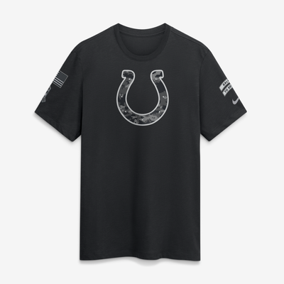 Camiseta de manga corta de tejido slub Nike Salute To Service del Indianapolis Colts - Hombre