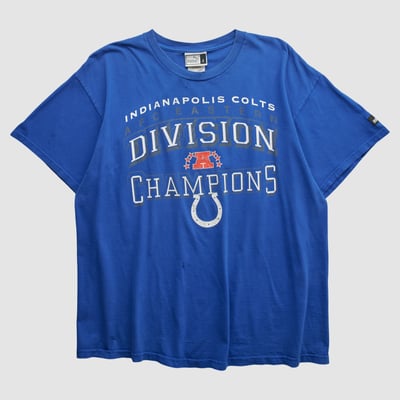 Indianapolis Colts Puma 1999 T-shirt - Blue - L by Fanatics Real Vintage