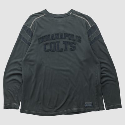 Indianapolis Colts Reebok 2000s Long Sleeve T-shirt - Black - L by Fanatics Real Vintage