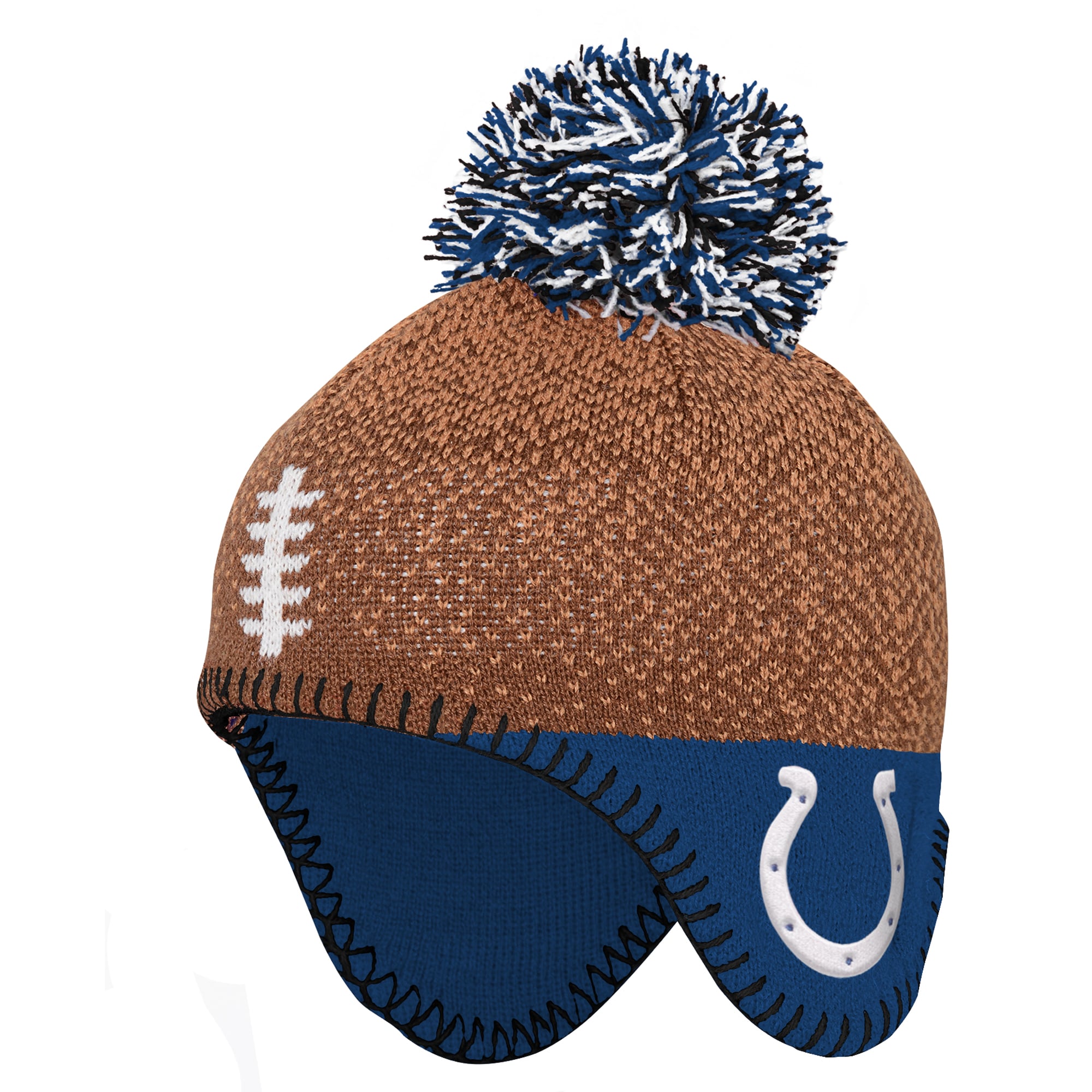 Bonnet tricoté marron à l'effigie des Colts d'Indianapolis pour bébé (Outerstuff)