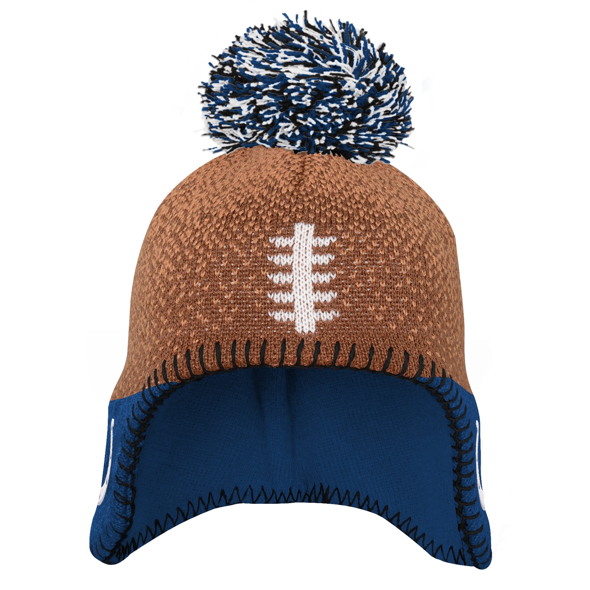 Bonnet tricoté marron à l'effigie des Colts d'Indianapolis pour bébé (Outerstuff)
