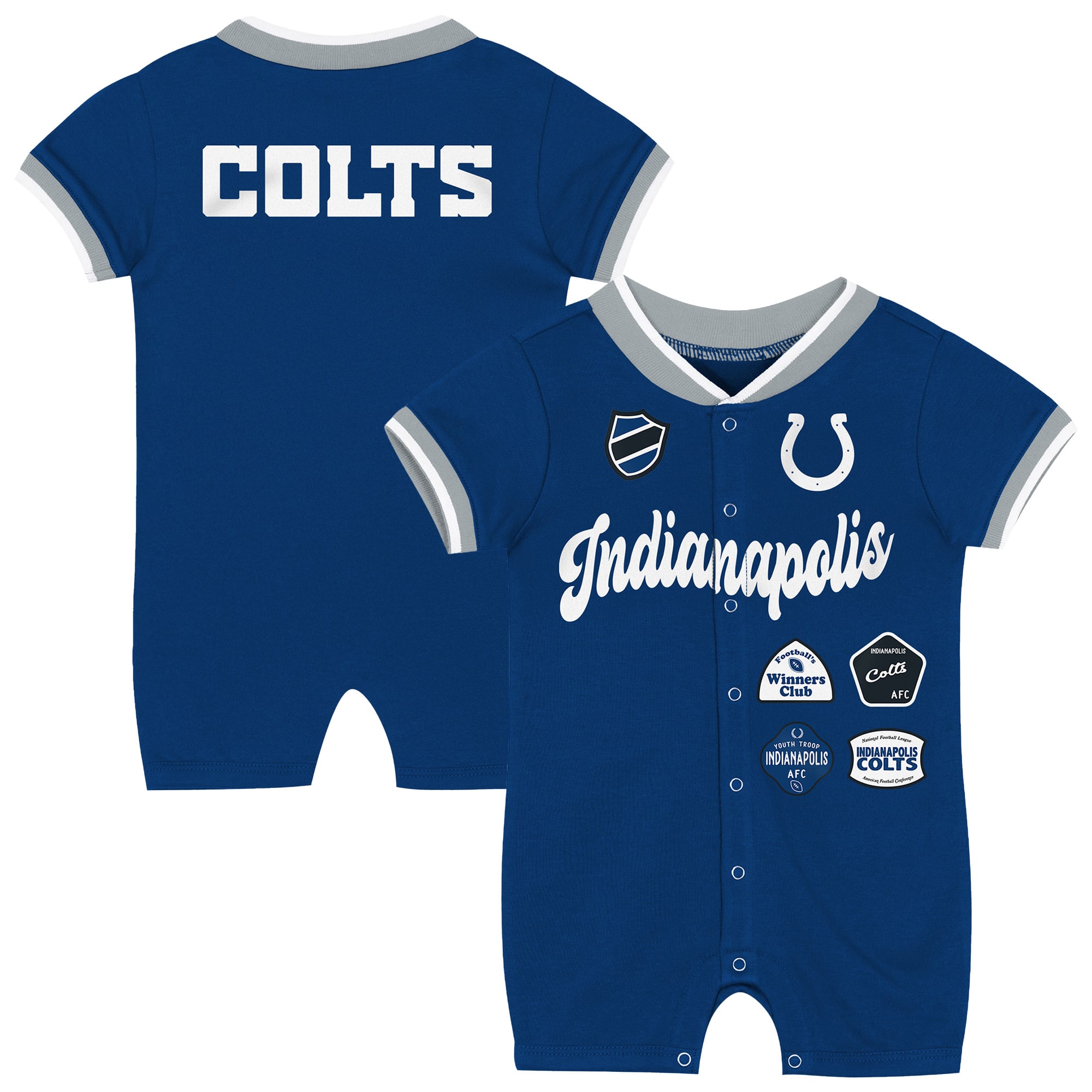 Infant Outerstuff Royal Indianapolis Colts Pinch Romper