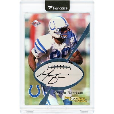 Marvin Harrison Indianapolis Colts Autographed 1999 Collector Edge Pro Signature Authentic #NNO Card