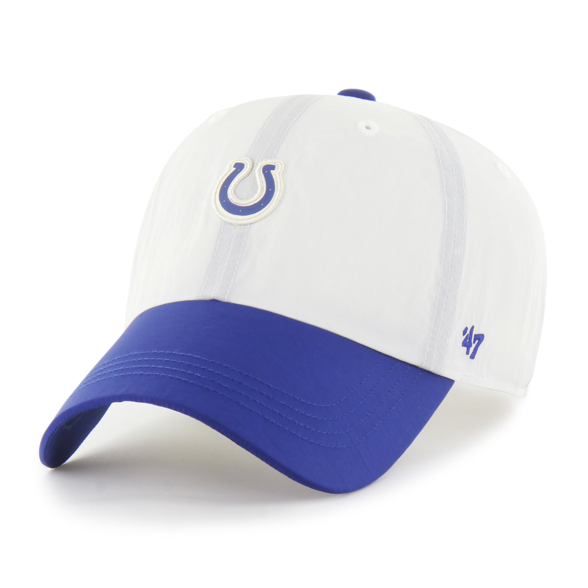 Men's '47 Cream Indianapolis Colts Modernia Clean Up Adjustable Hat