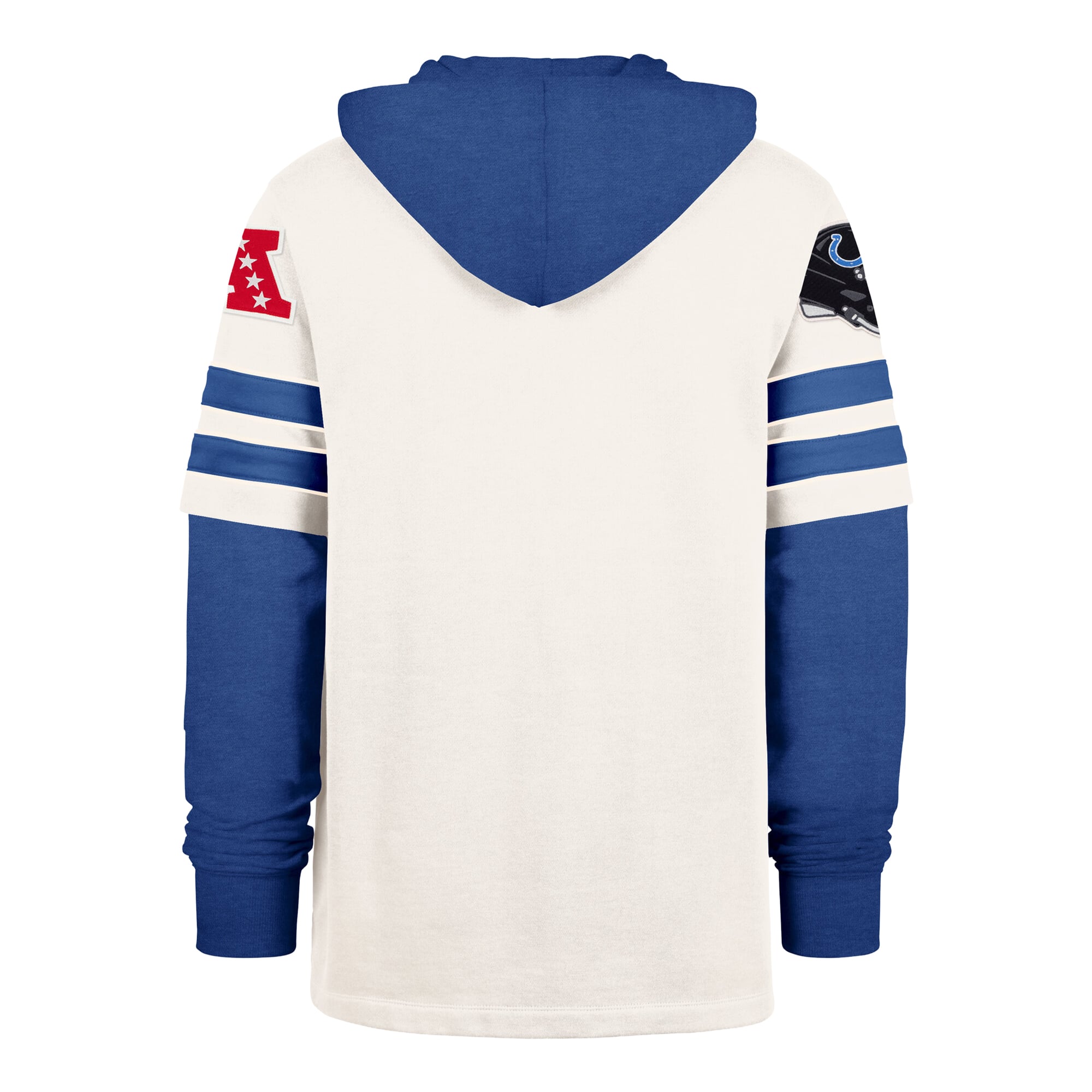 Sweat à capuche pour homme '47 Cream Indianapolis Colts Split Zone Cornerback Duo Lacer