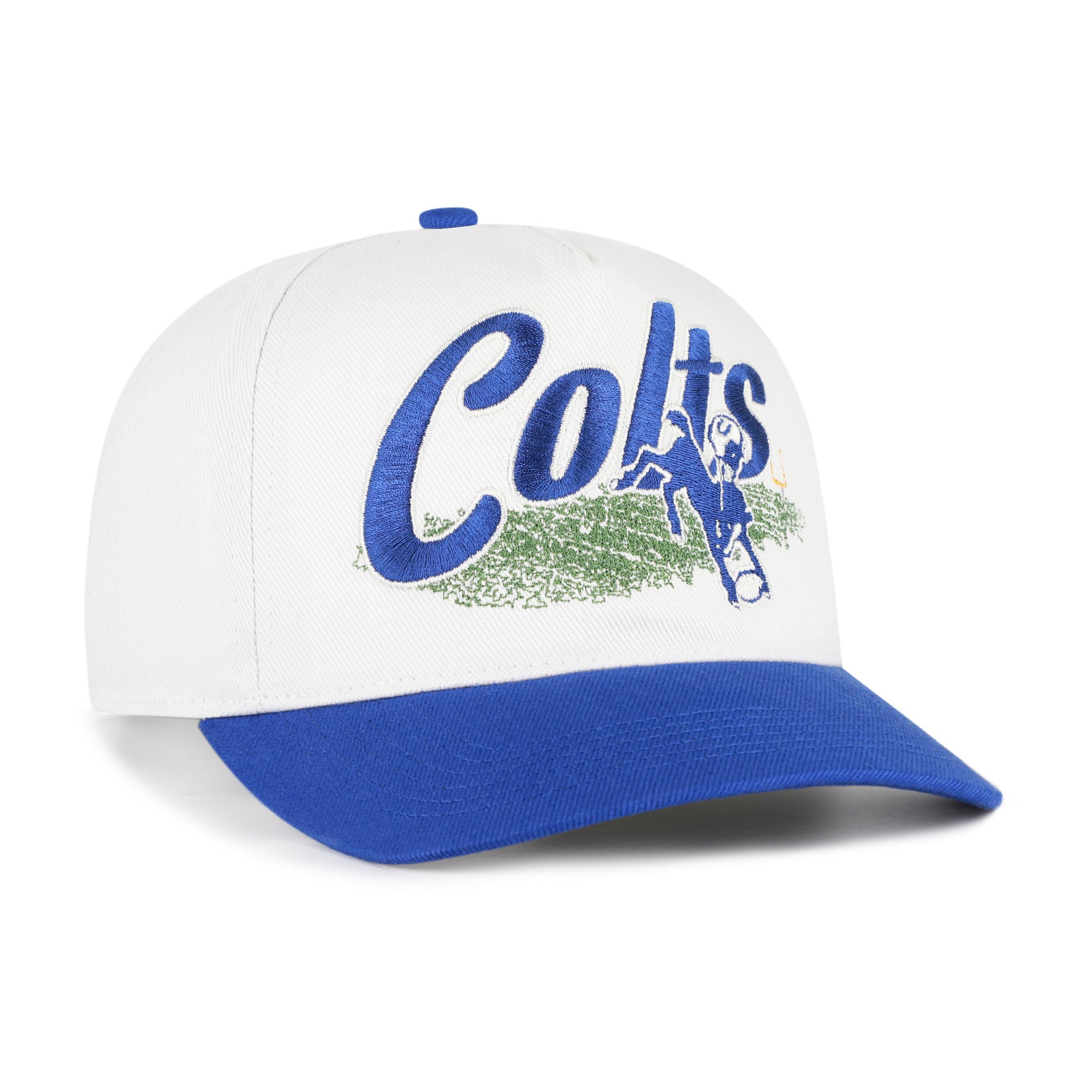 Men's '47 Cream Indianapolis Colts Throwback Enfield Hitch Adjustable Hat
