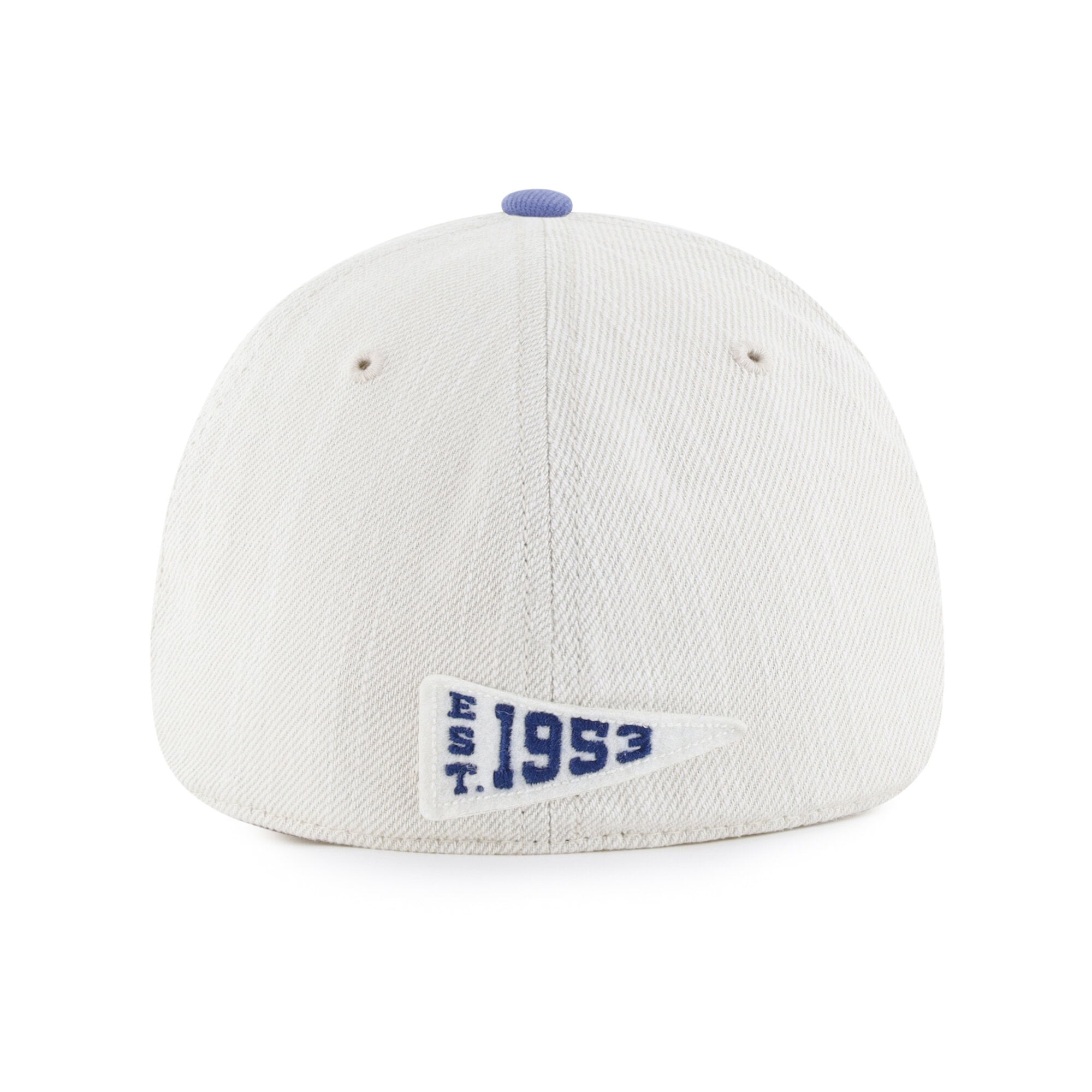Men's '47 Natural Indianapolis Colts Throwback Groton Franchise Fitted Hat