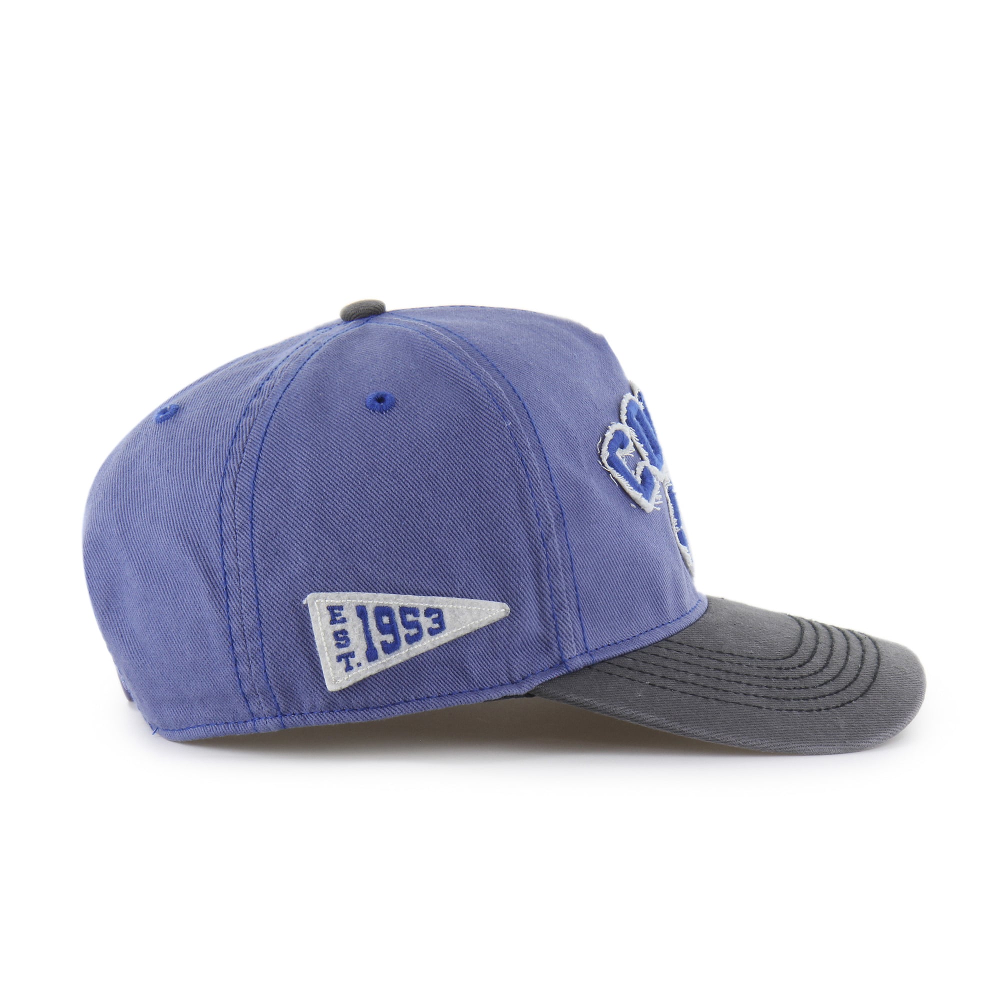 Men's '47 Royal Indianapolis Colts Calderwood Well Worn Hitch Adjustable Hat
