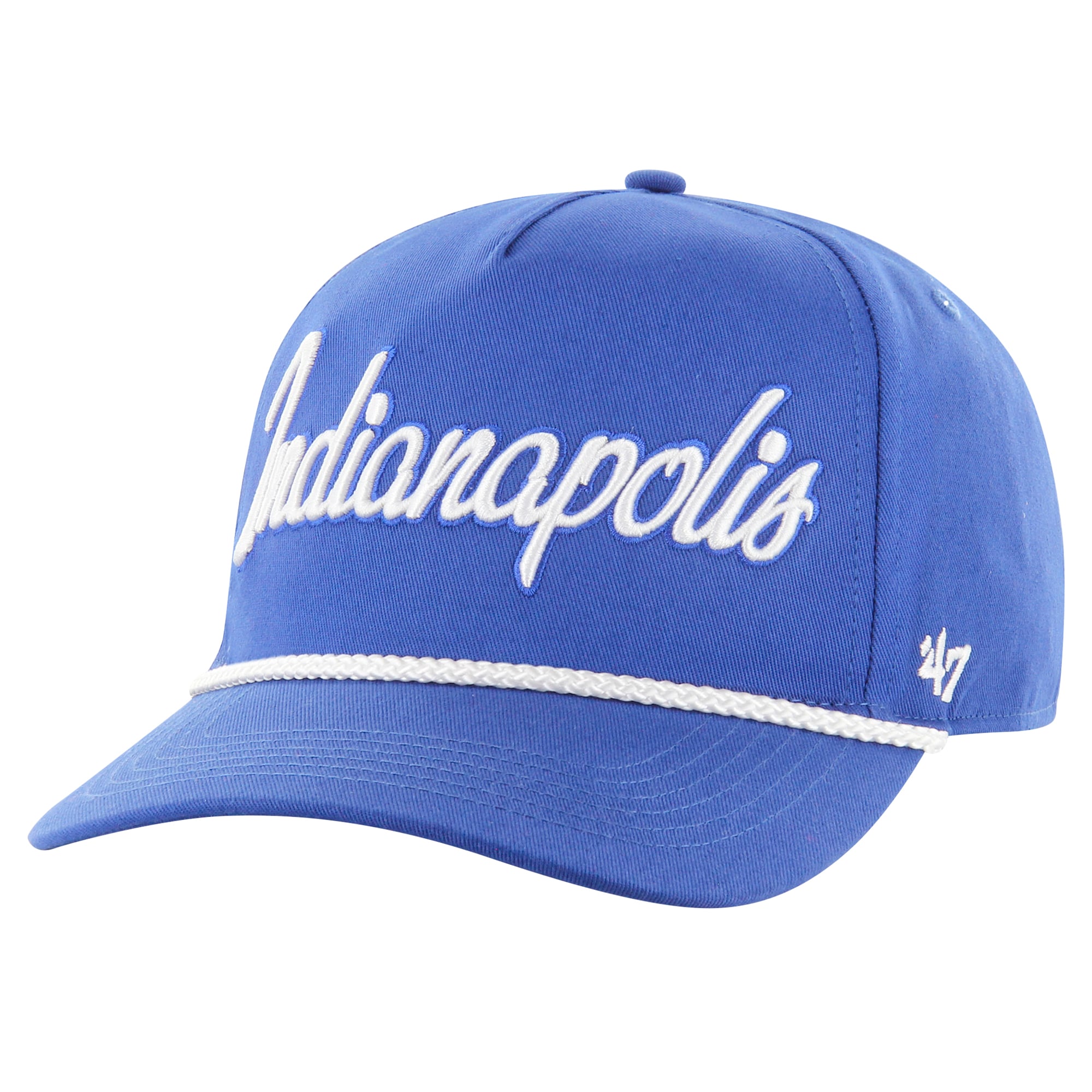 Men's '47 Royal Indianapolis Colts Overhand Hitch Adjustable Hat