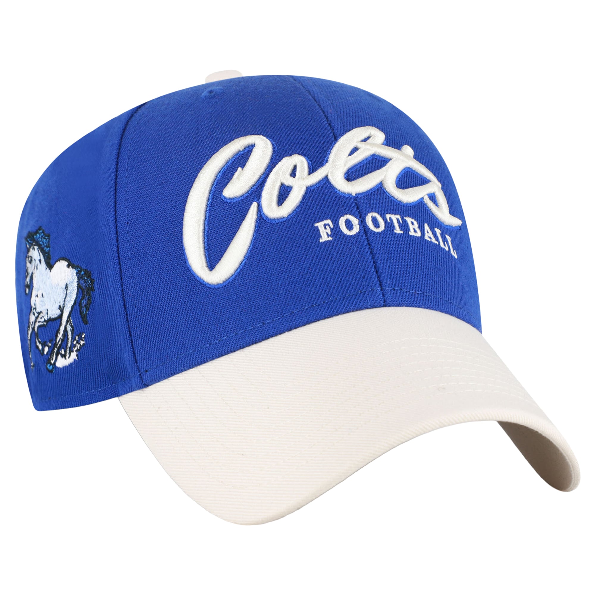 Casquette ajustable rétro MVP des Colts d'Indianapolis '47 Royal pour homme