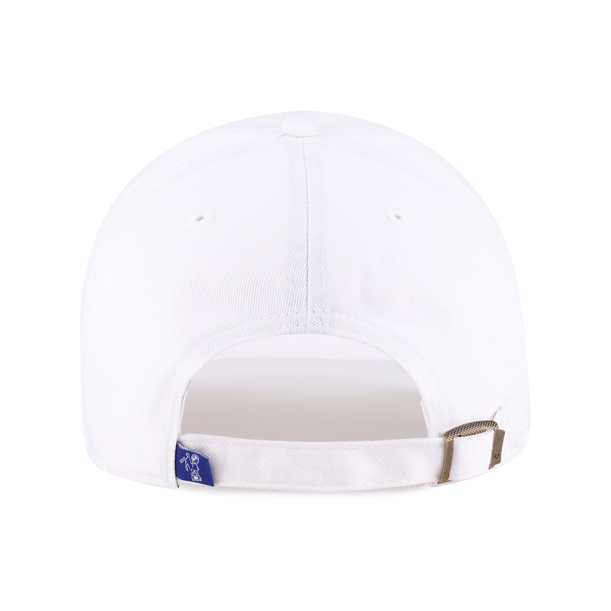Men's '47 White Indianapolis Colts Historic Logo Clean Up Adjustable Hat