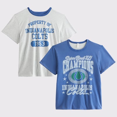 Indianapolis Colts Abercrombie & Fitch Reversible T-Shirt - Blue