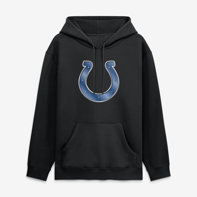 Indianapolis Colts  Metallic Mascot Hoodie - Black