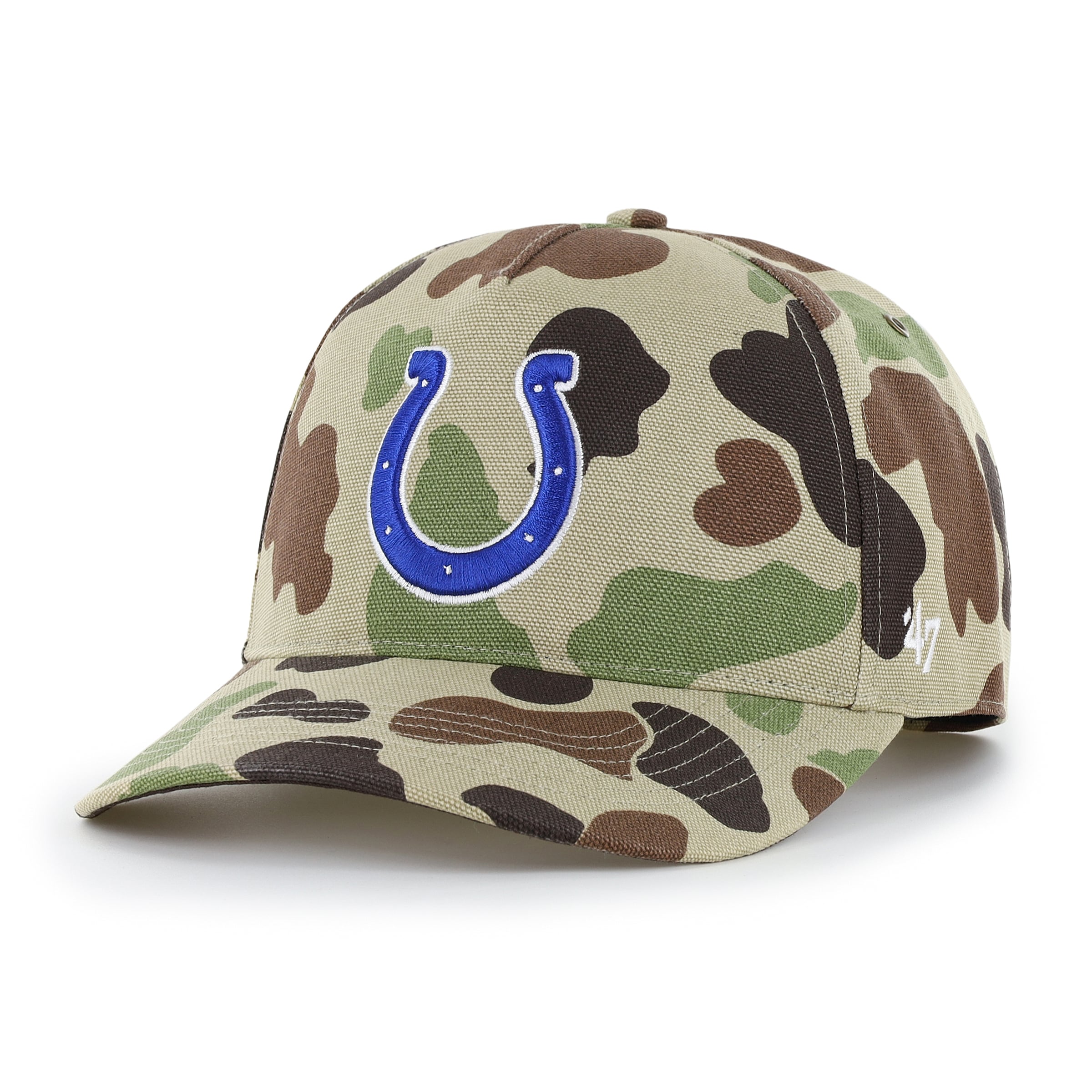 Casquette ajustable Carhartt x '47 Duck Camo Indianapolis Colts Hitch pour homme