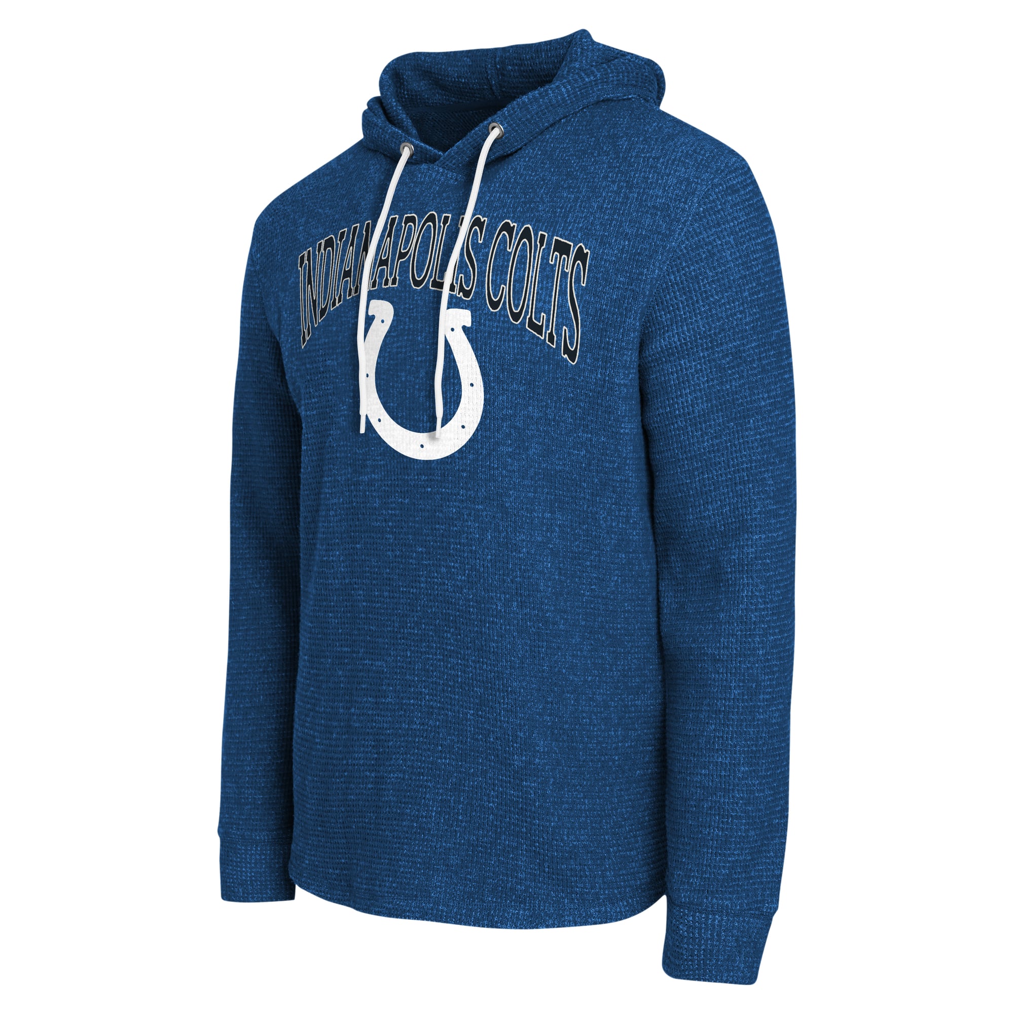 Collection Darius Rucker pour homme par Fanatics Royal Indianapolis Colts T-shirt à manches longues en maille gaufrée et mélange de trois tissus
