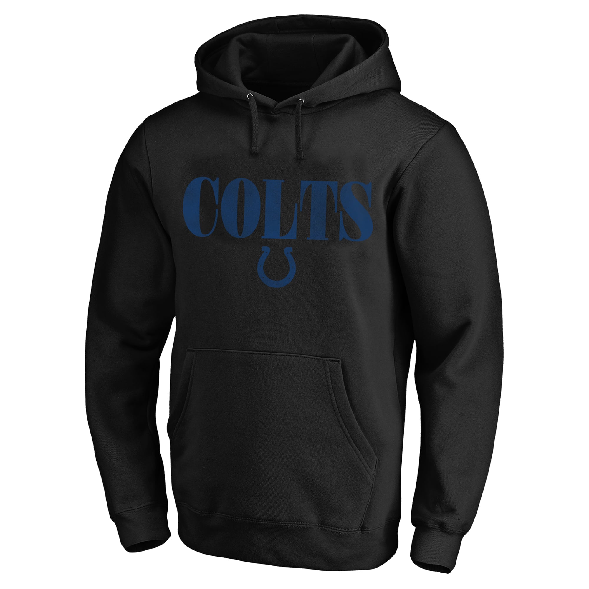 Men's Fanatics Black Indianapolis Colts Big & Tall Relaxed Intense Rivalry Hoodie