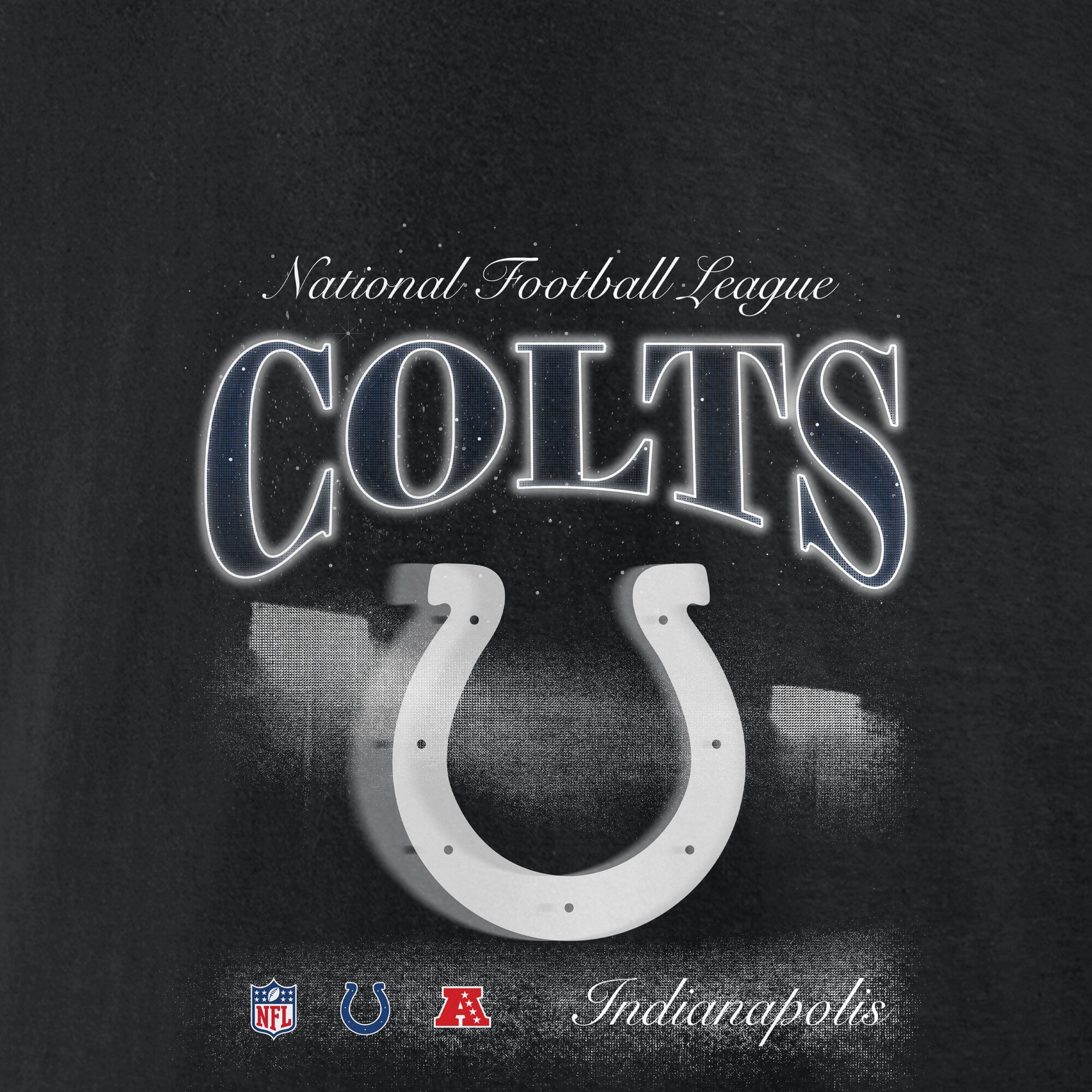 Sweat à capuche polaire manches longues Fanatics Black Indianapolis Colts Nightfall pour homme