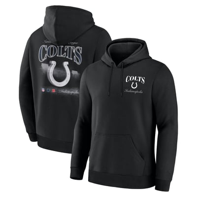 Indianapolis Colts Fanatics Nightfall Long Sleeve Fleece Hoodie - Black
