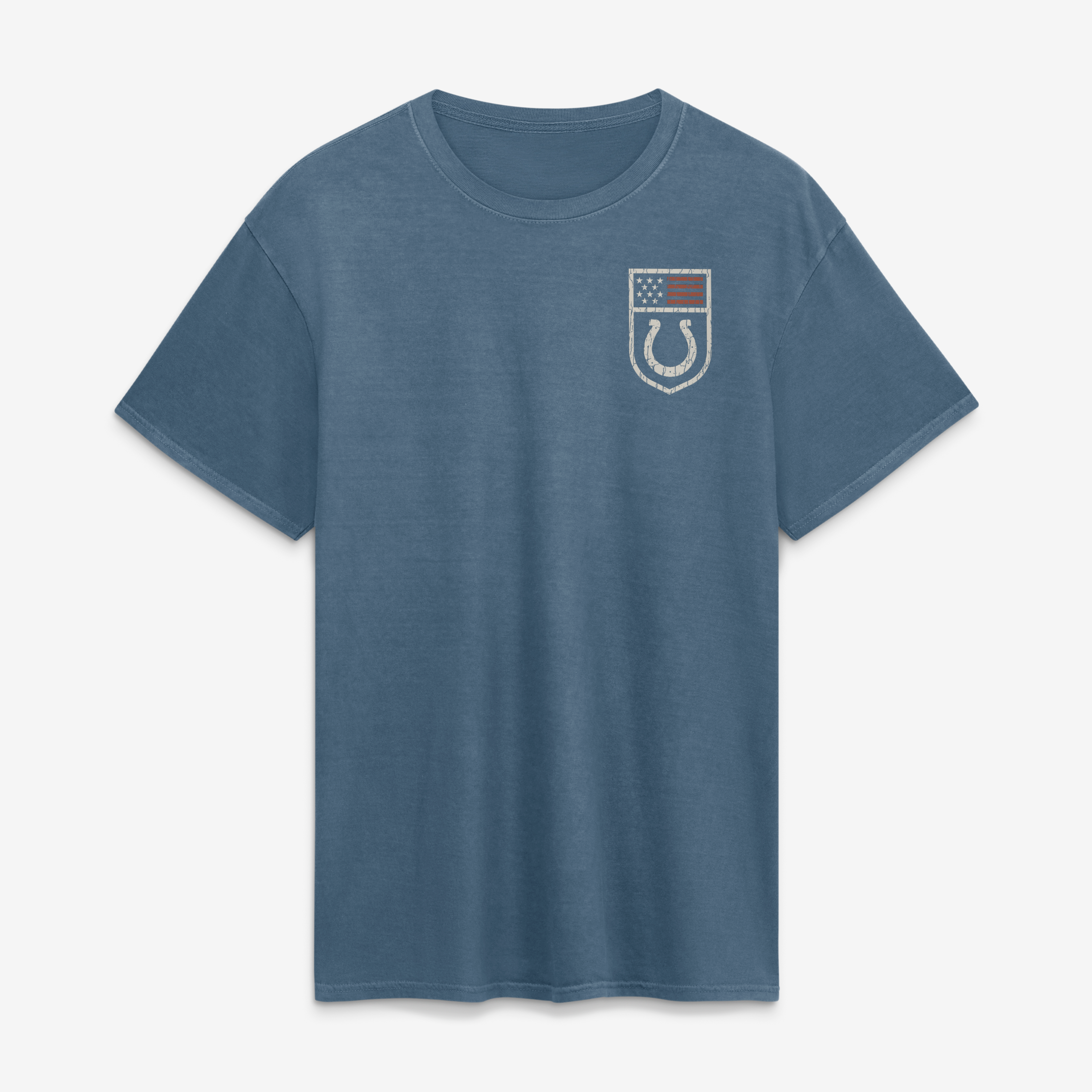 Men's Fanatics  Blue Indianapolis Colts Washed Americana T-Shirt
