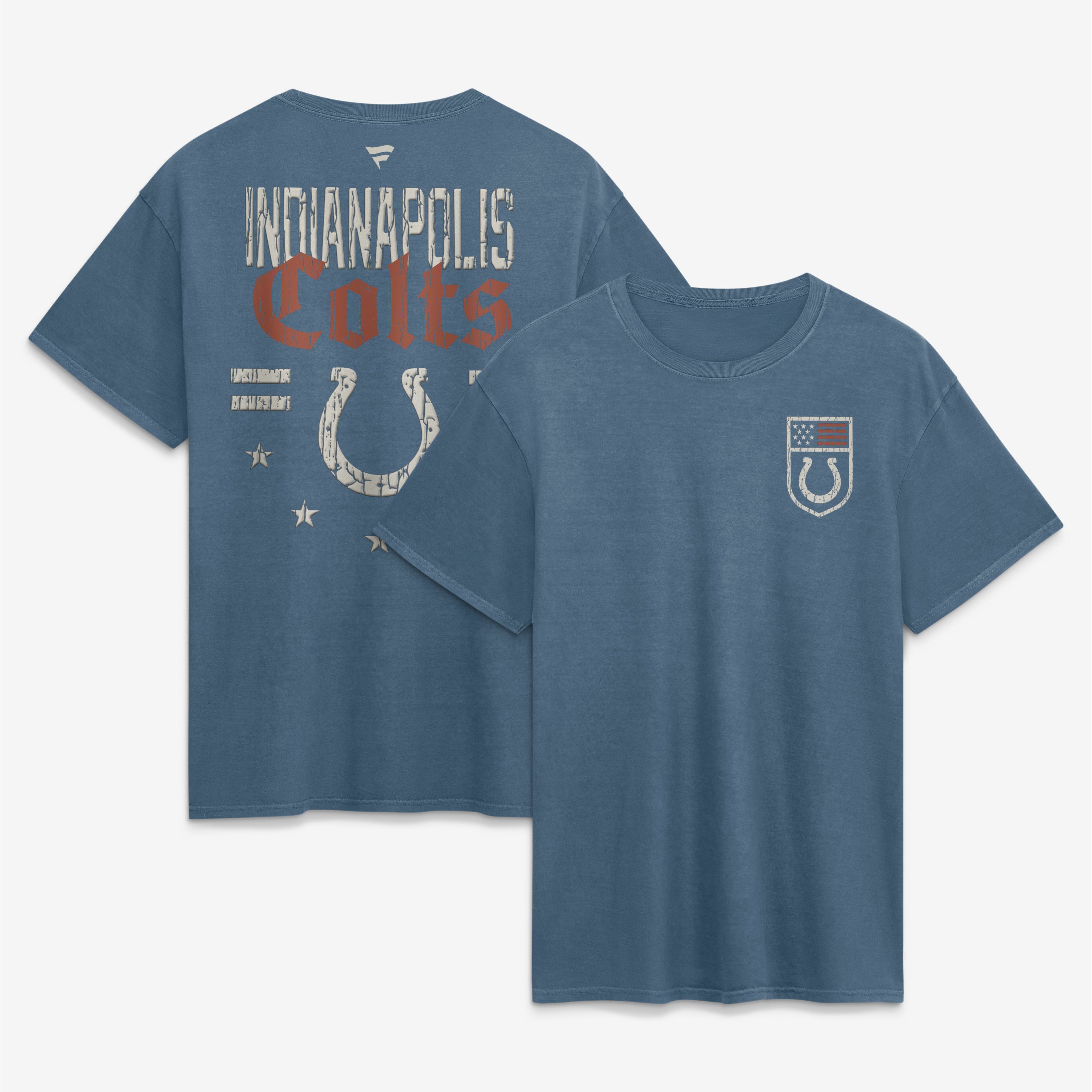 Men's Fanatics Blue Indianapolis Colts Washed Americana T-Shirt