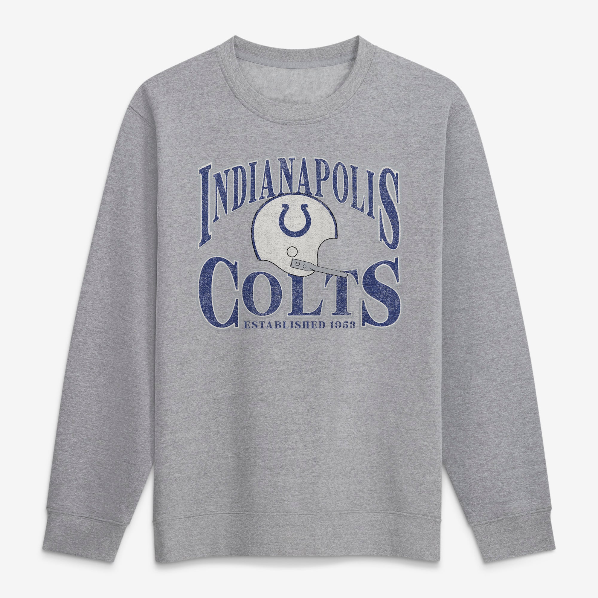 Sweat-shirt à enfiler Fanatics pour homme, couleur gris anthracite chiné, Indianapolis Colts.