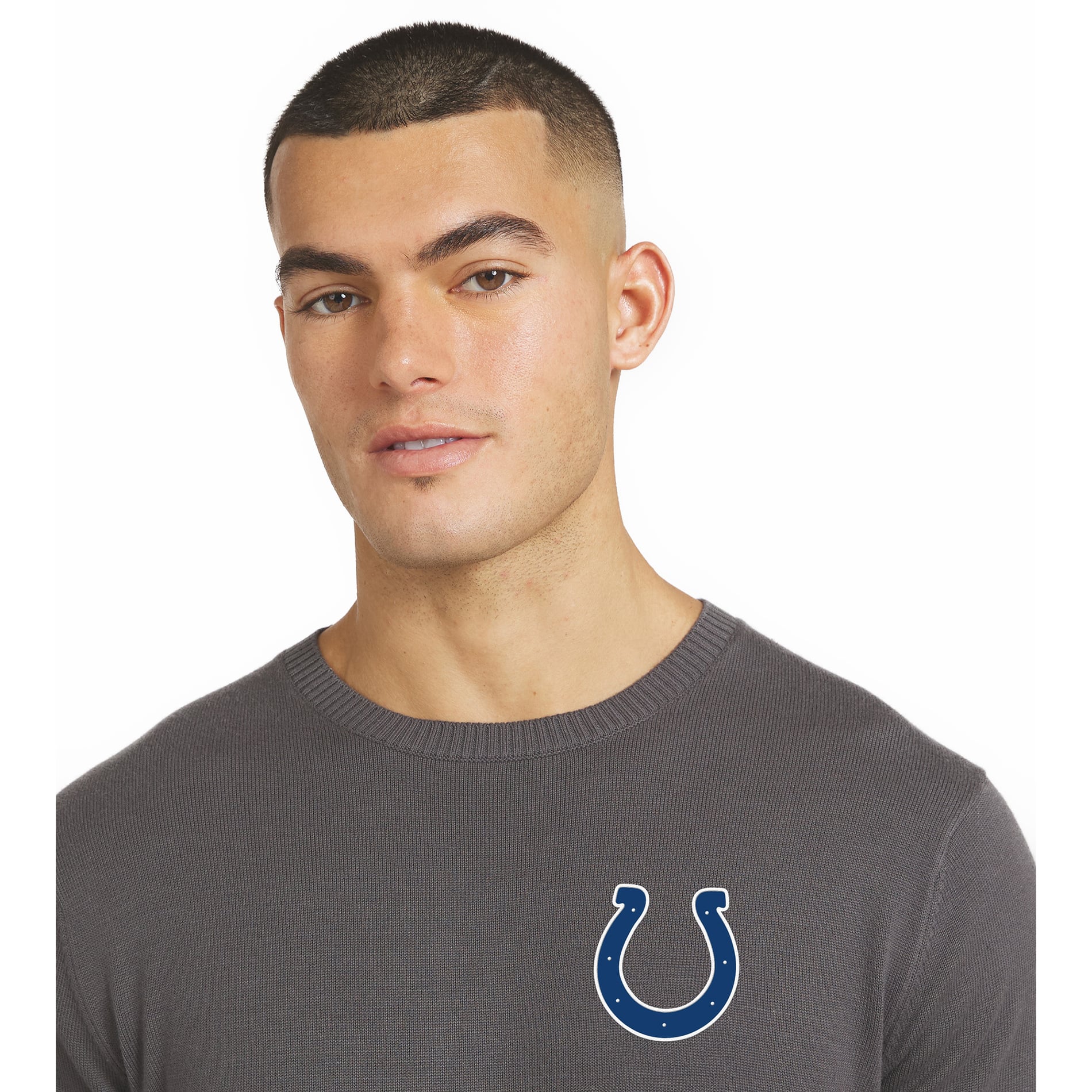 Pull J. Palmer gris anthracite des Colts d'Indianapolis pour homme