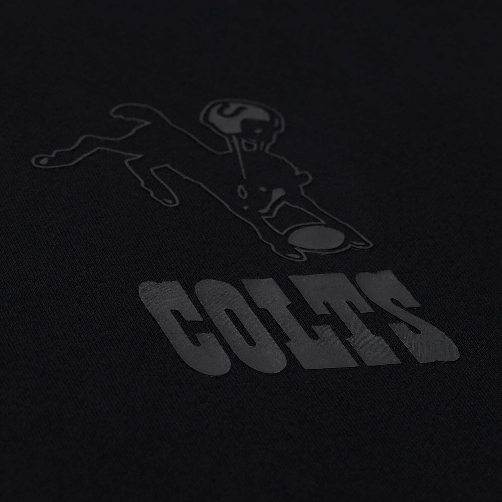 Men's Mitchell & Ness Black Indianapolis Colts Core Essentials Micro Logo Fleece Sweatshirt