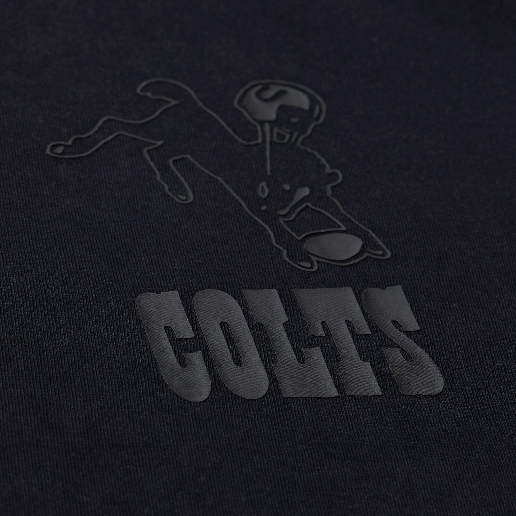 Men's Mitchell & Ness Black Indianapolis Colts Core Essentials Micro Logo T-Shirt