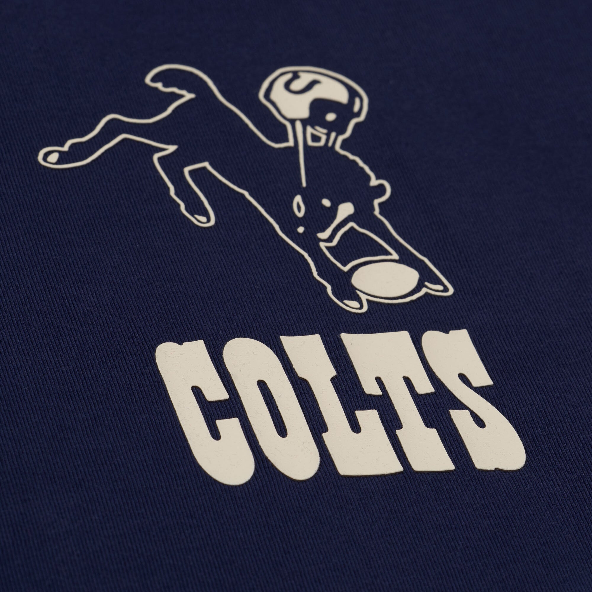 Men's Mitchell & Ness Black Indianapolis Colts Core Essentials Micro Logo T-Shirt