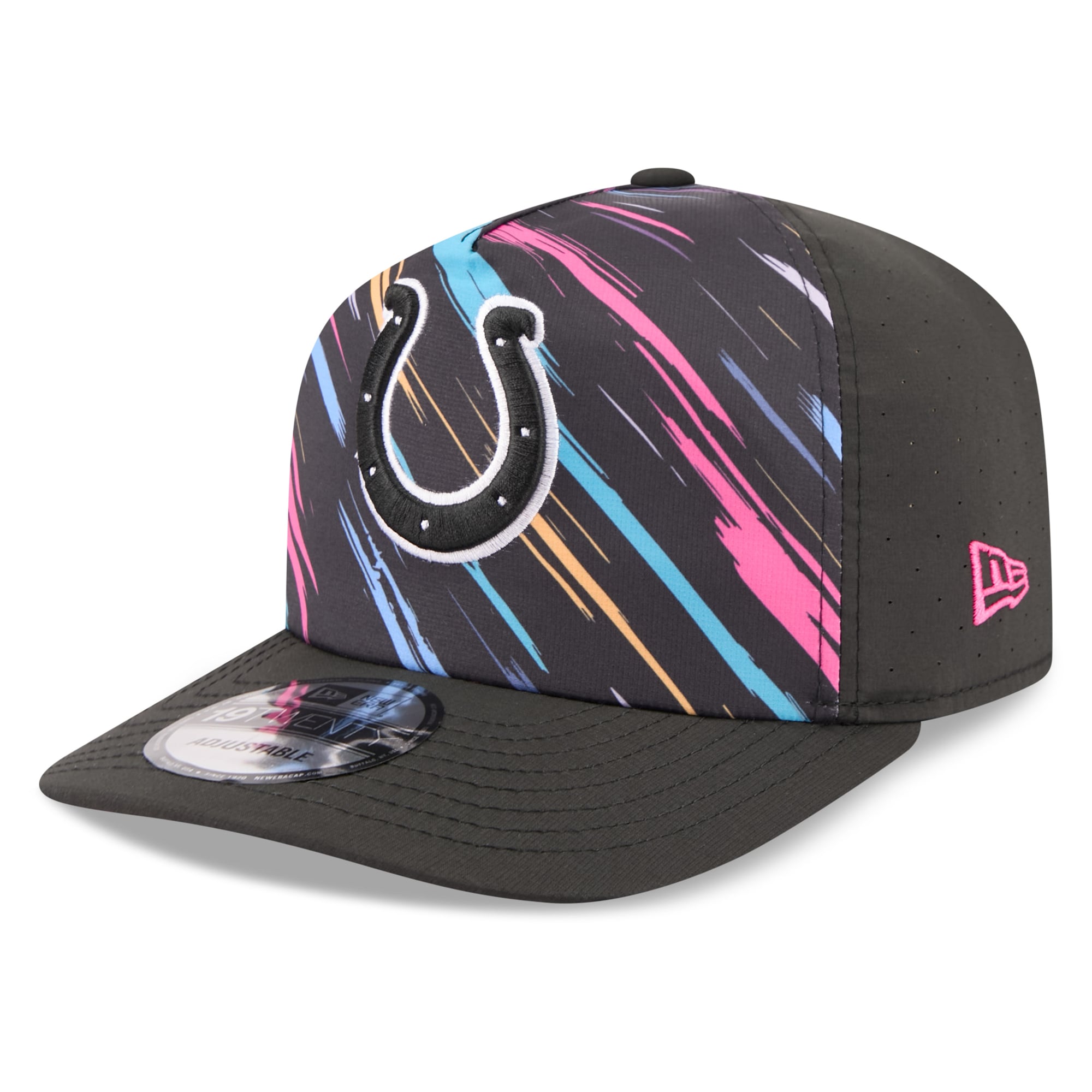 Men's New Era Black Indianapolis Colts 2026 NFL Crucial Catch 19TWENTY Adjustable Hat