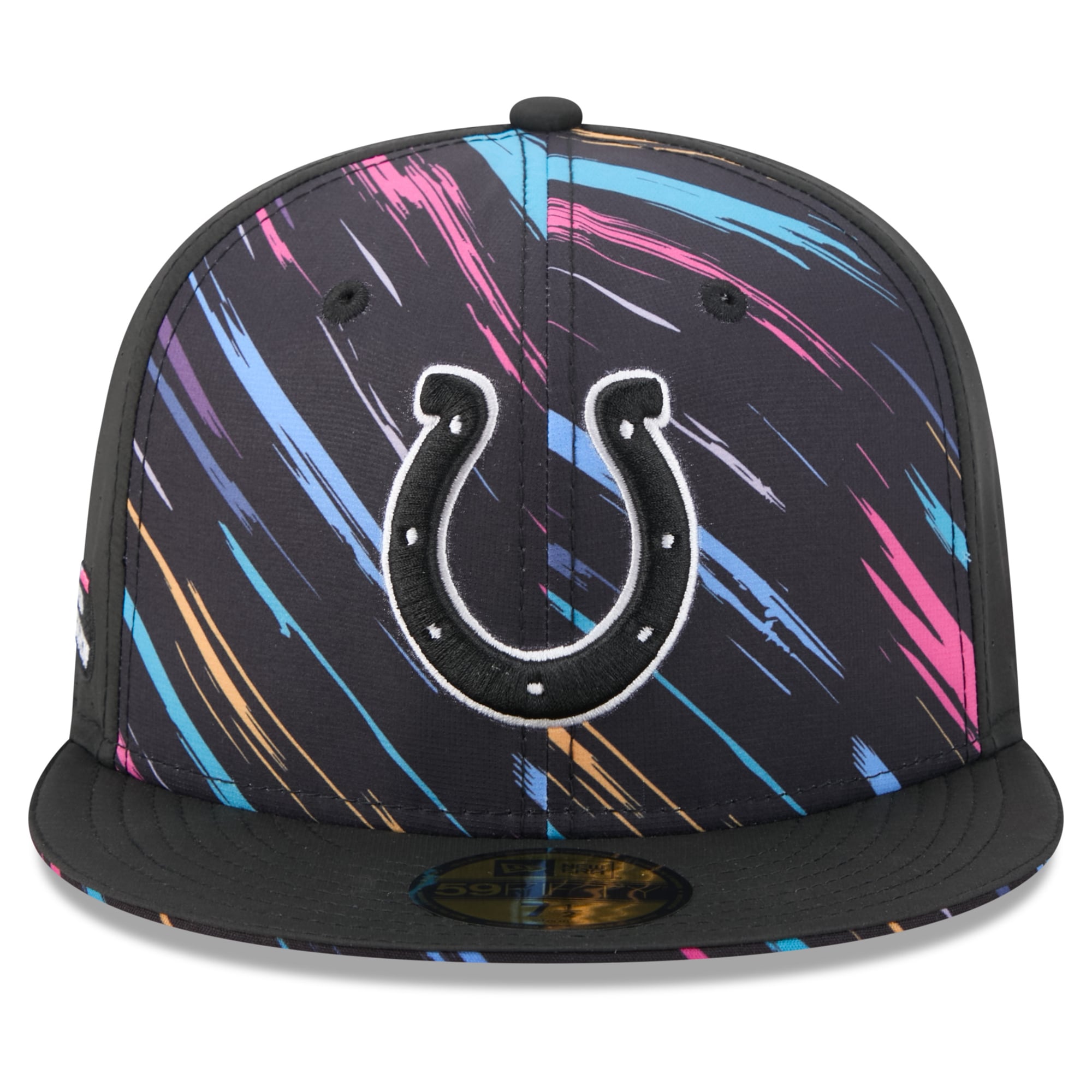 Men's New Era Black Indianapolis Colts 2026 NFL Crucial Catch 59FIFTY Fitted Hat