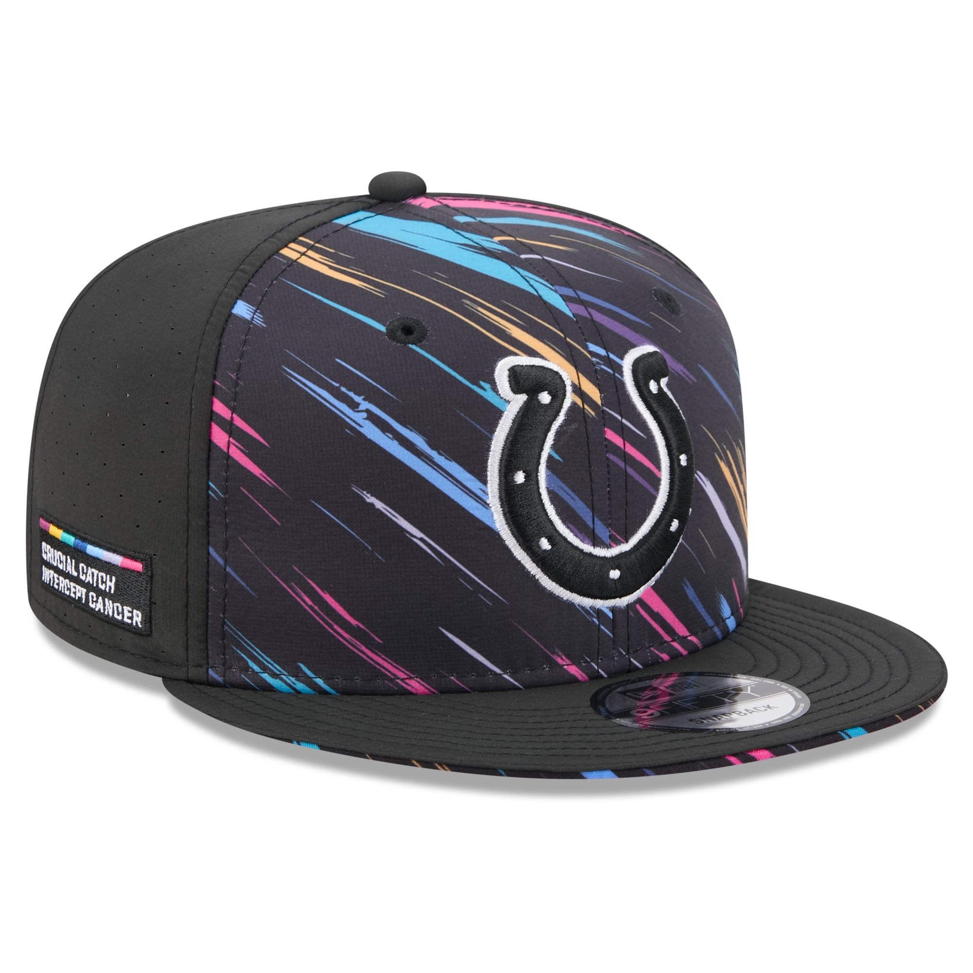 Men's New Era Black Indianapolis Colts 2026 NFL Crucial Catch 9FIFTY Snapback Hat
