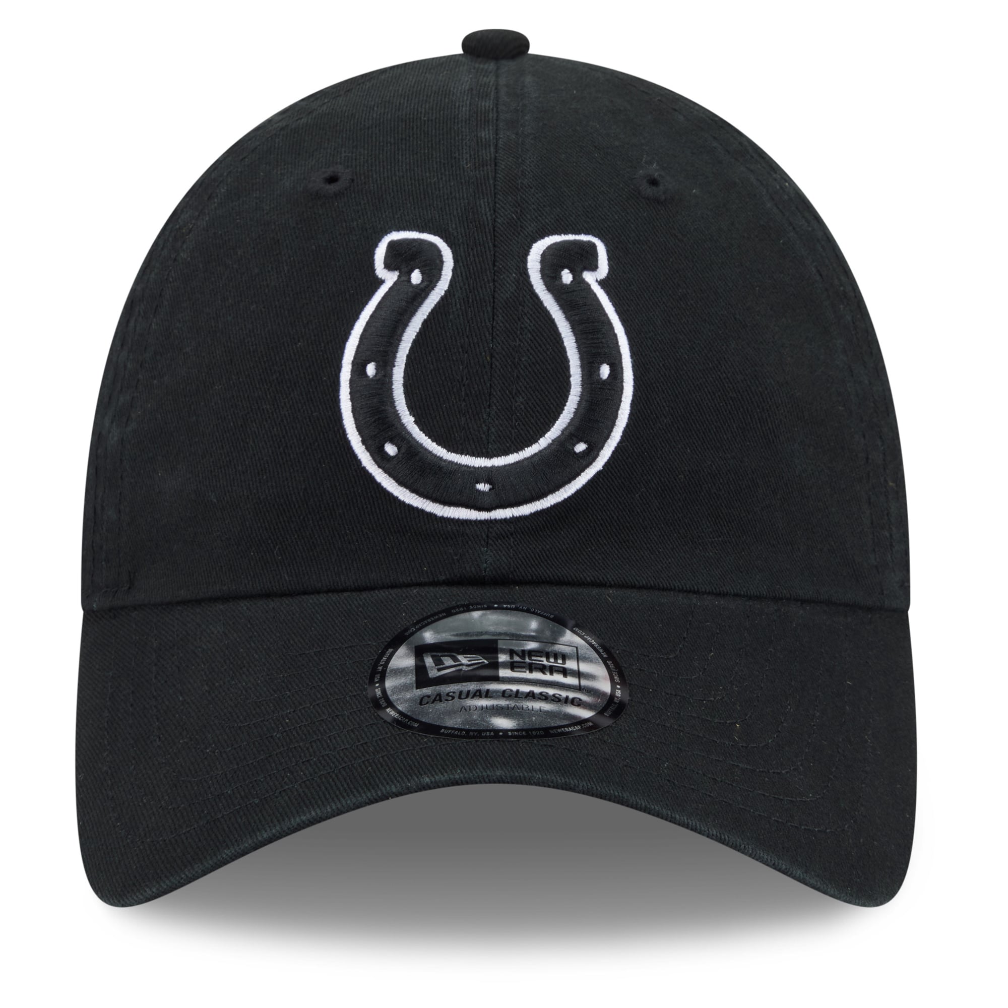 Men's New Era Black Indianapolis Colts 2026 NFL Crucial Catch Casual Classic Adjustable Hat