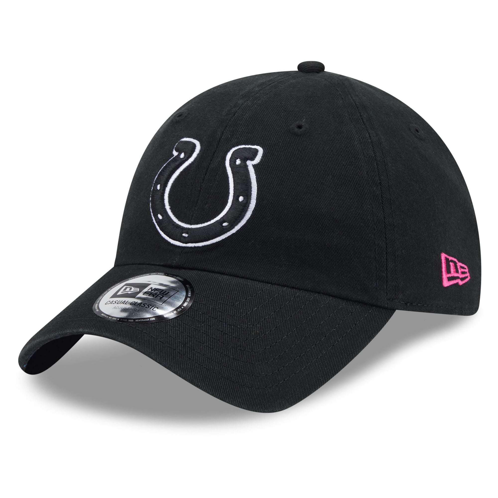 Men's New Era Black Indianapolis Colts 2026 NFL Crucial Catch Casual Classic Adjustable Hat