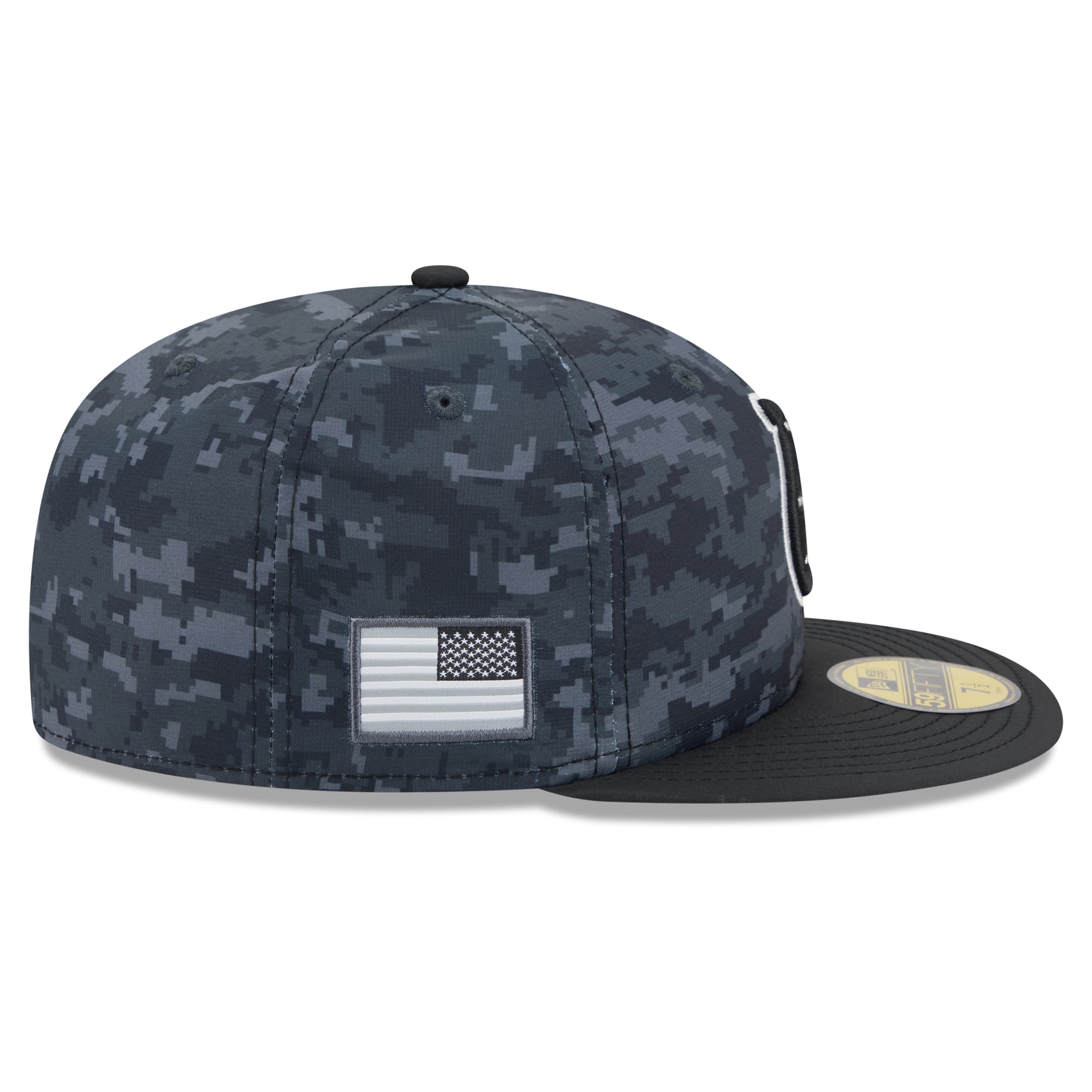 Casquette ajustée New Era noire pour homme Indianapolis Colts 2026 Salute To Service 59FIFTY