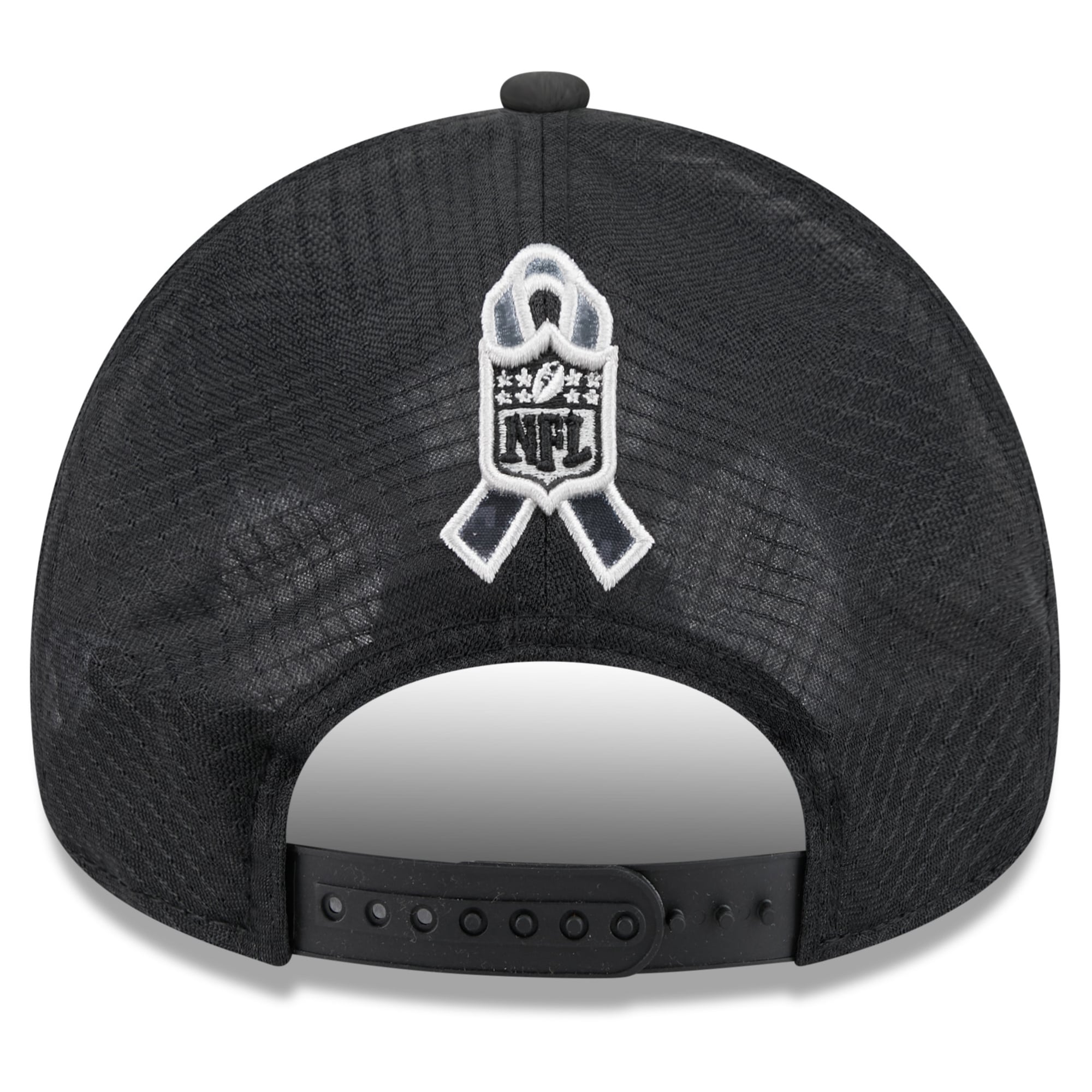 Men's New Era Black Indianapolis Colts 2026 Salute To Service Apex 9FORTY Adjustable Trucker Hat