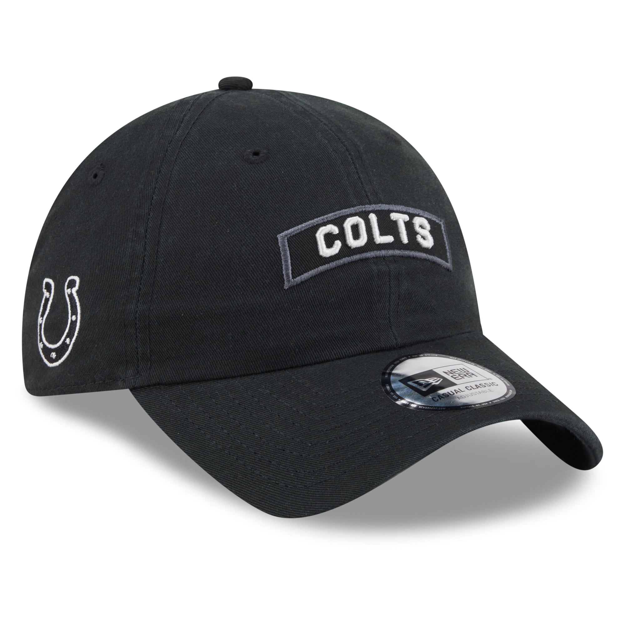 Men's New Era Black Indianapolis Colts 2026 Salute To Service Casual Classic Adjustable Hat