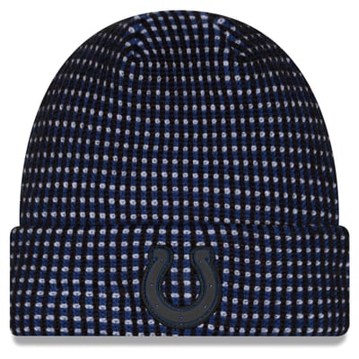 Indianapolis Colts New Era 2026 Sideline Cold Weather  Cuffed Knit Hat - Black