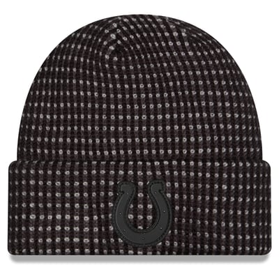 Indianapolis Colts New Era 2026 Sideline Cold Weather  Cuffed Knit Hat - Black