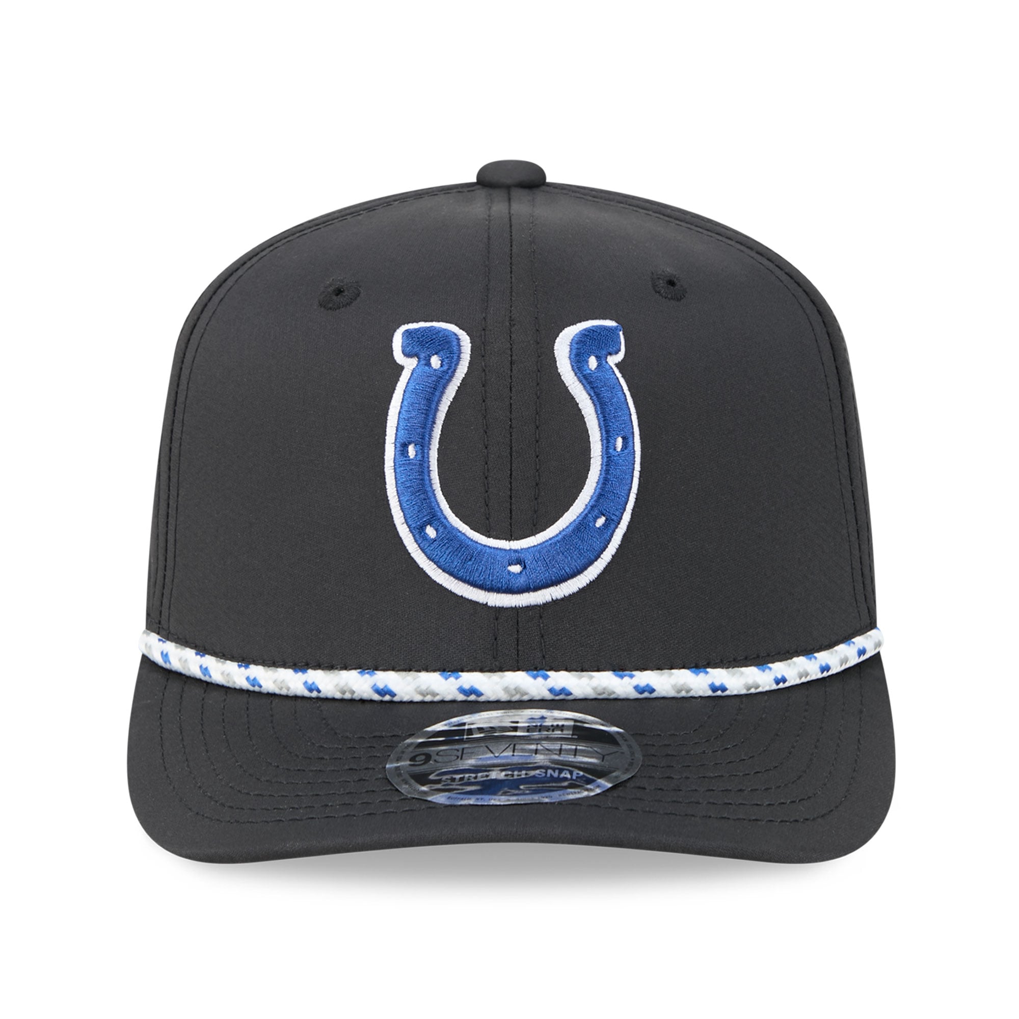 Casquette ajustable New Era noire Indianapolis Colts 9SEVENTY pour homme