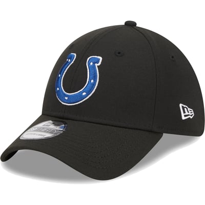 Indianapolis Colts New Era  Main 39THIRTY Flex Hat - Black