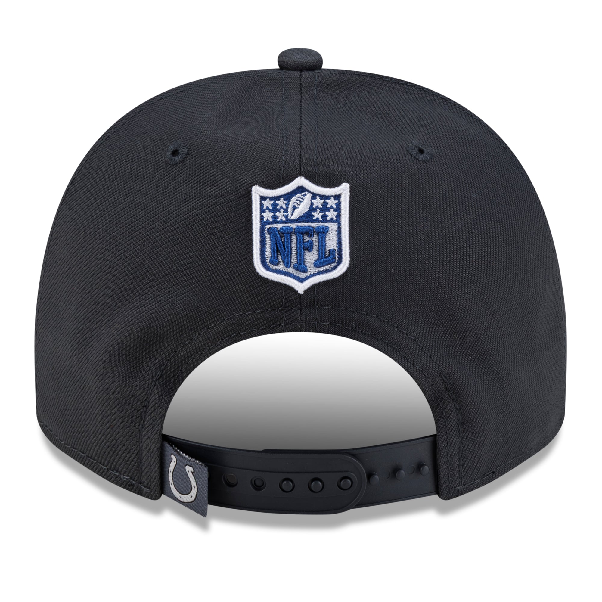 Casquette snapback New Era 9FIFTY A-Frame Indianapolis Colts 2026 Rivalries Collection Fan Pack pour homme, couleur anthracite