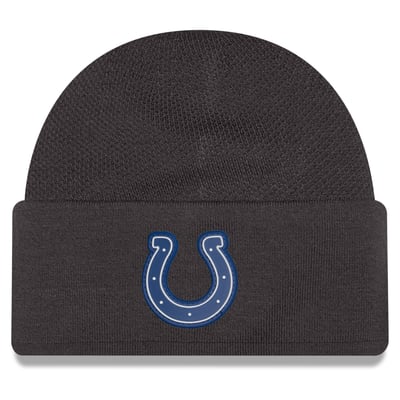 Indianapolis Colts New Era 2026 Sideline Cold Weather  Skully Knit Hat - Charcoal