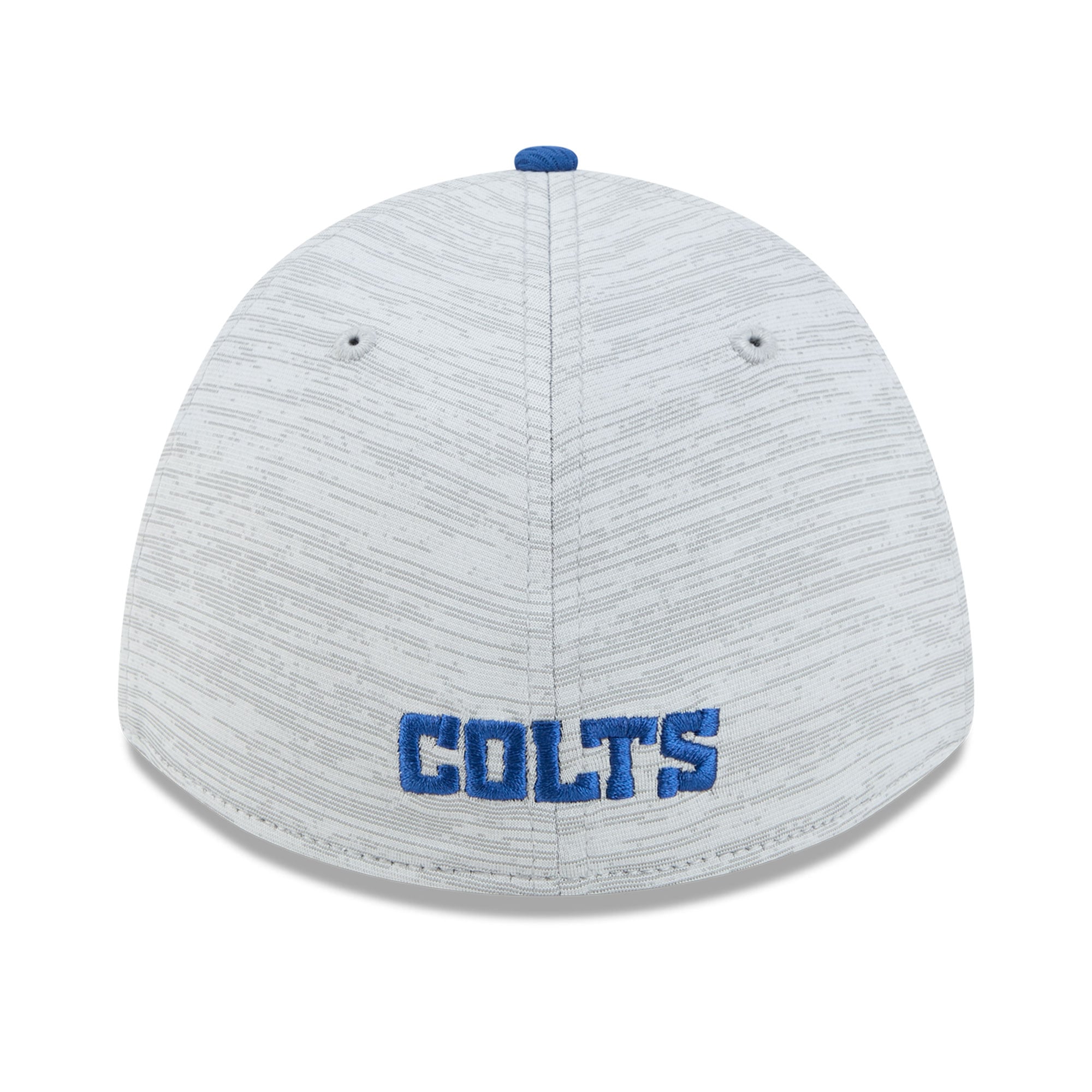 Casquette New Era Flex pour homme, grise et bleue, Indianapolis Colts Tech M-Crown A-Frame 39THIRTY