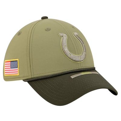  Indianapolis Colts New Era 2025 Salute to Service 39THIRTY Flex Hat - Green